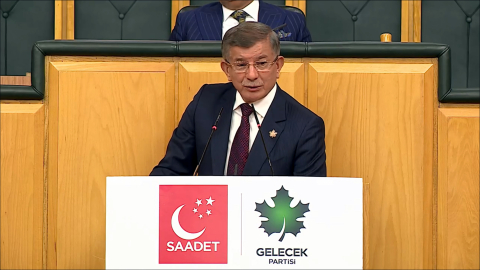ANKARA Davutoğlu: Ankara'yı Gazze'nin gerçeğine çağırıyorum (VİDEO EKLENDİ)