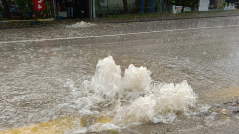 Bolu'da sağanak yağmur etkili oldu/ Ek fotoğraflar