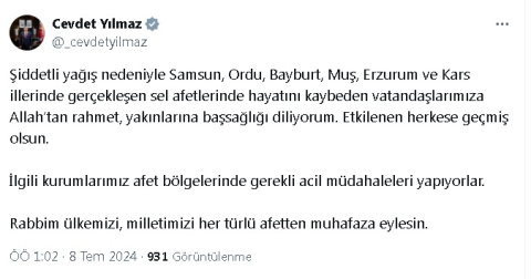 Ordu'da sağanak sonrası sel suları can aldı: 1 ölü (3)