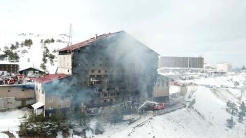 Bolu Kartalkaya’da otel yangını: 66 ölü, 51 yaralı